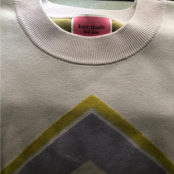 Kate Spade Graphic Intarsia Sweater. - Picture 3 of 7
